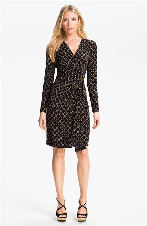 michael kors wrap dress link design|Michael Kors half sleeve dress.